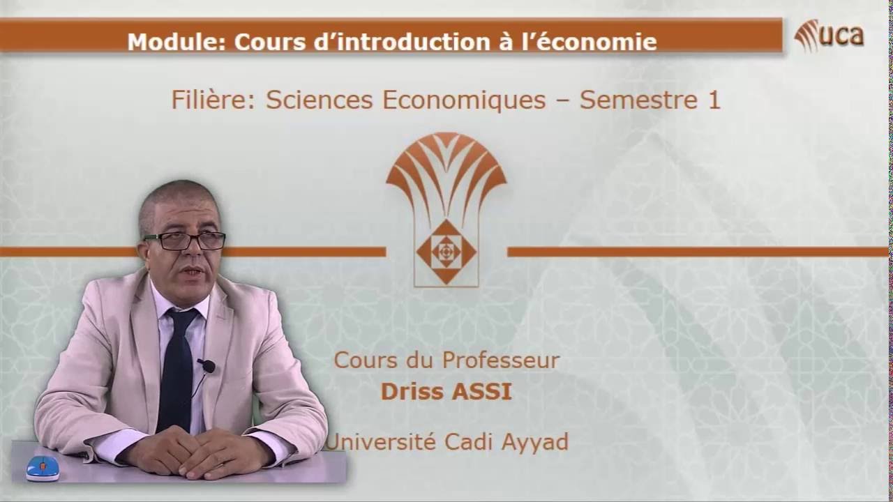 Introduction à l'économie, chap 1