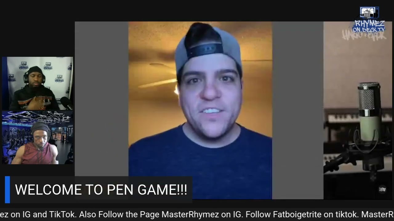 Pen Game reacts to Harry Mack Omegle Bars 85