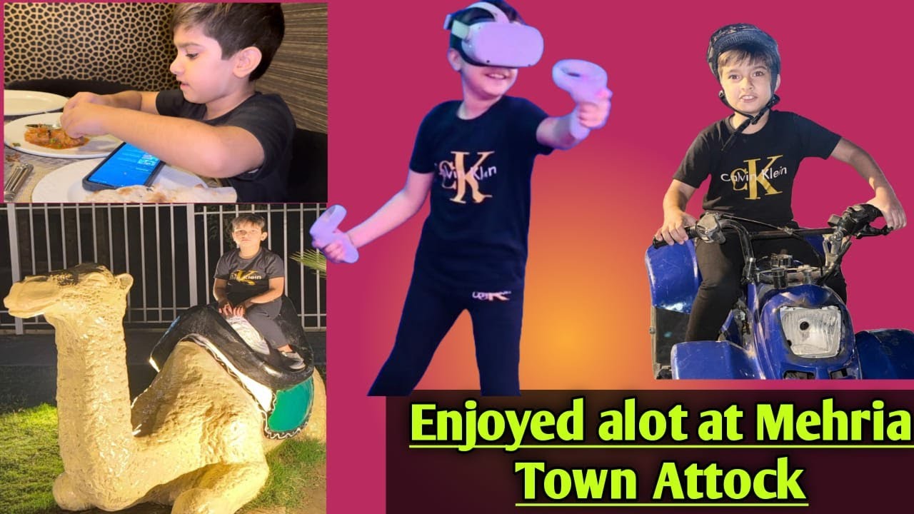 Enjoyed Alot at Mehria Town Attock || Shopping Mall || Adventure Park || Stay with Hassan Explores 😍
