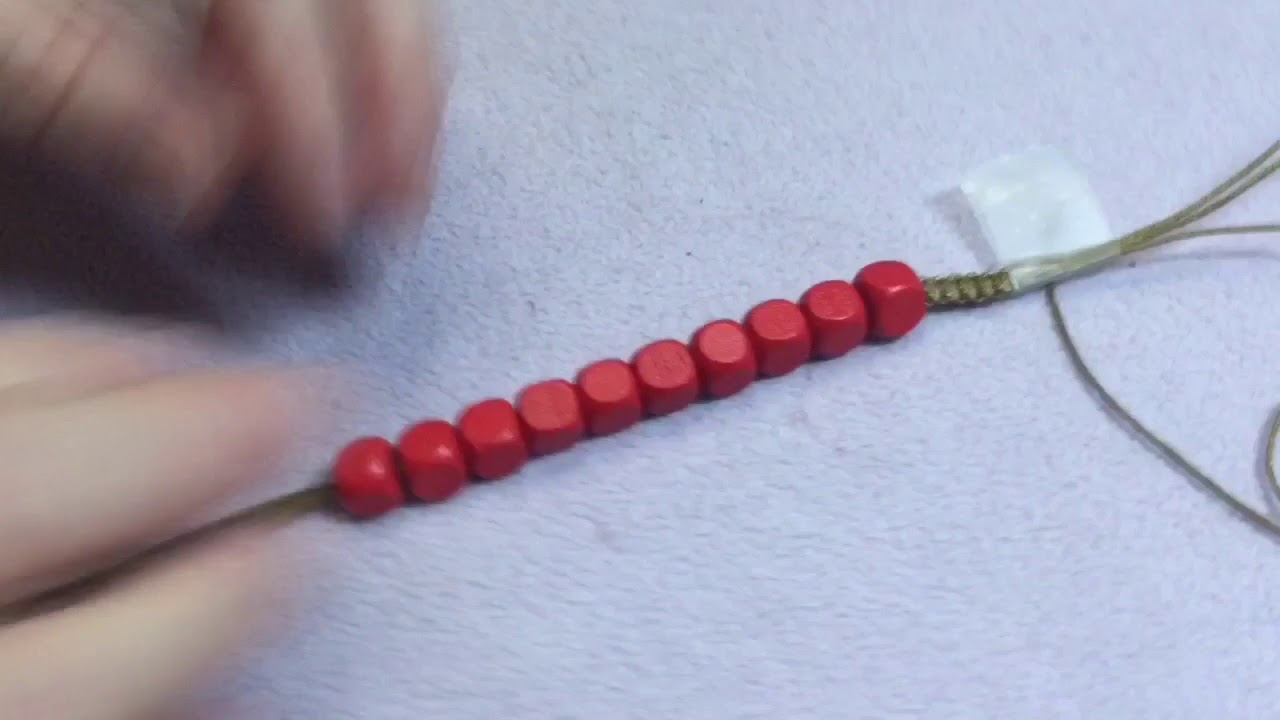 How To Make A Rosary With Macrame Braiding (Part 1)
