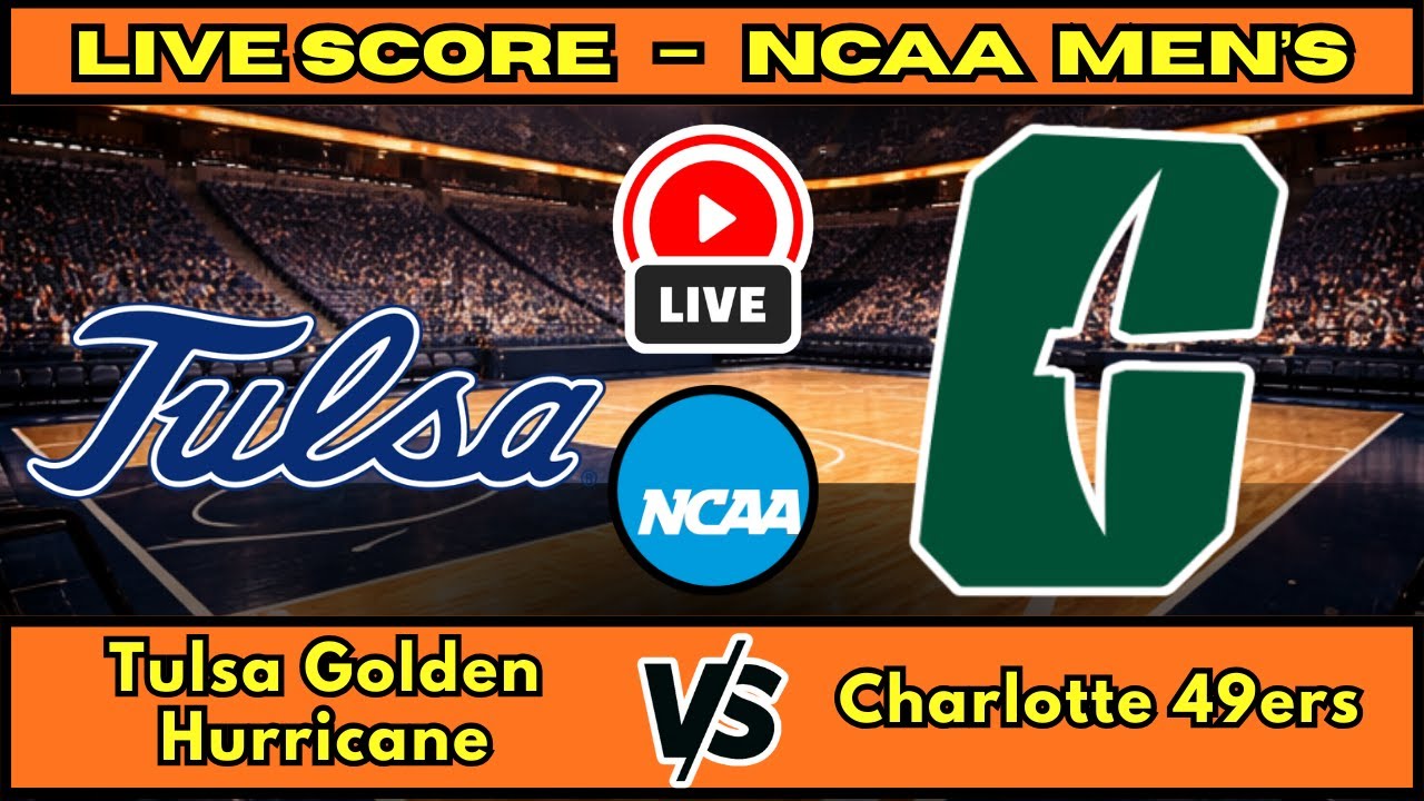 🔴 Tulsa Golden Hurricane vs Charlotte 49ers | NCAA Men&rsquo;s Basketball | Live Score Update Jan 14