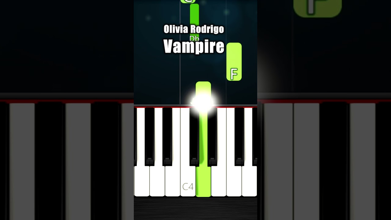 Olivia Rodrigo - vampire - EASY Piano Tutorial