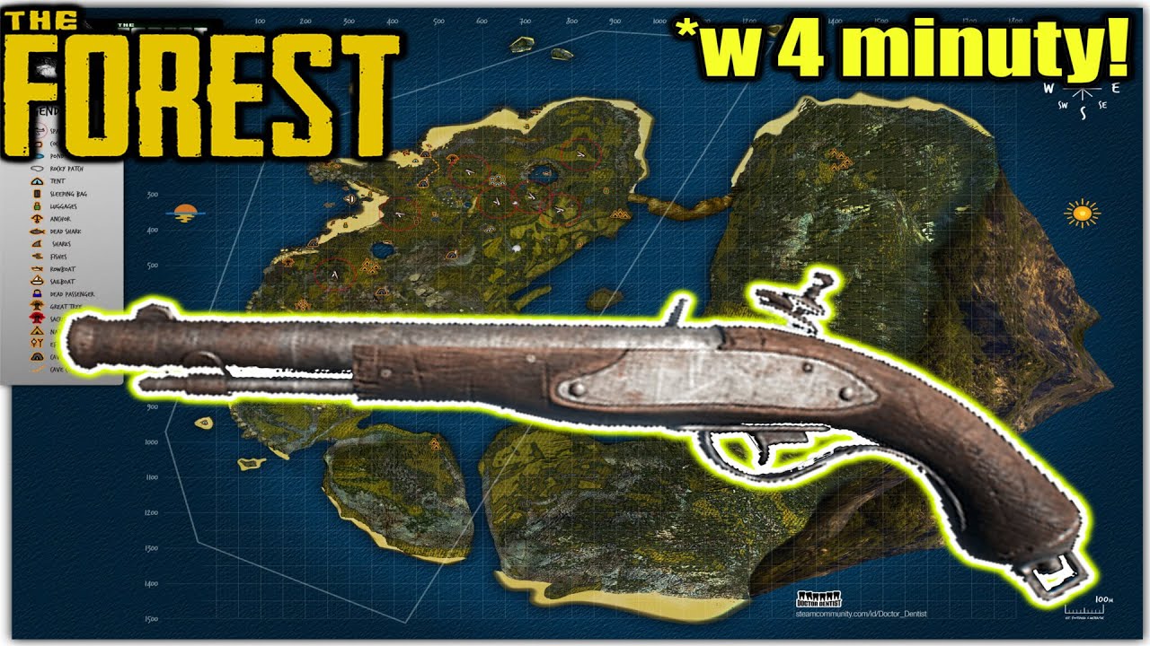 CZĘŚCI PISTOLETU W 4 MINUTY! *NAJNOWSZA LOKALIZACJA* THE FOREST