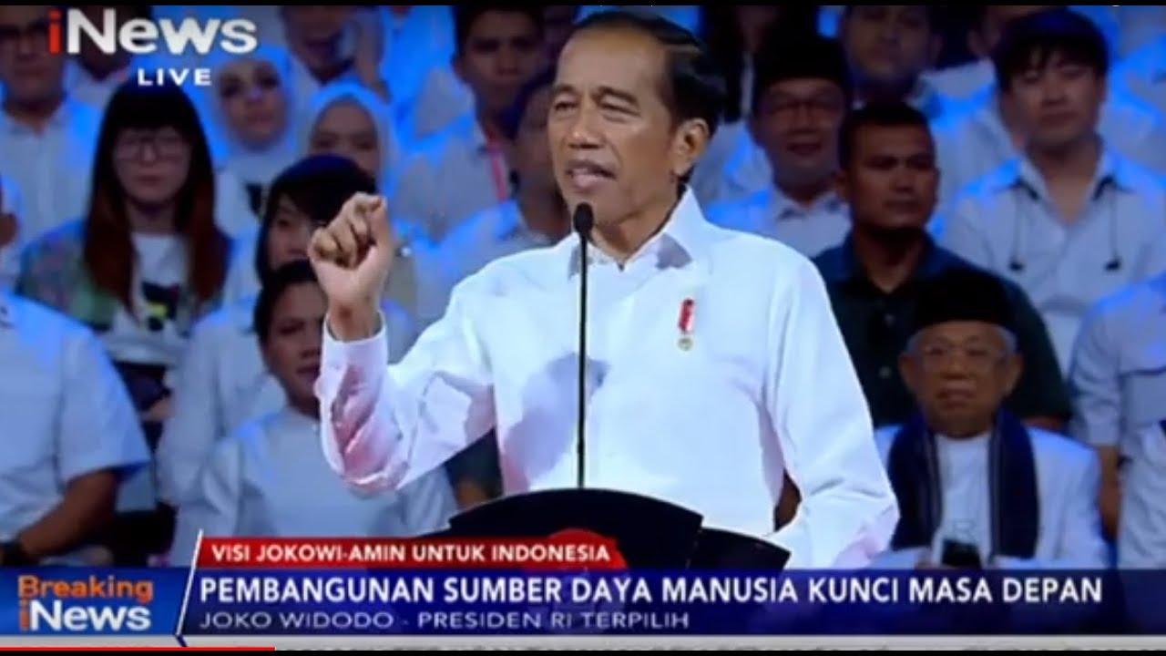 [FULL] Pidato Visi Jokowi-Ma'ruf Amin untuk Indonesia 5 Tahun ke Depan - Breaking iNews 14/07