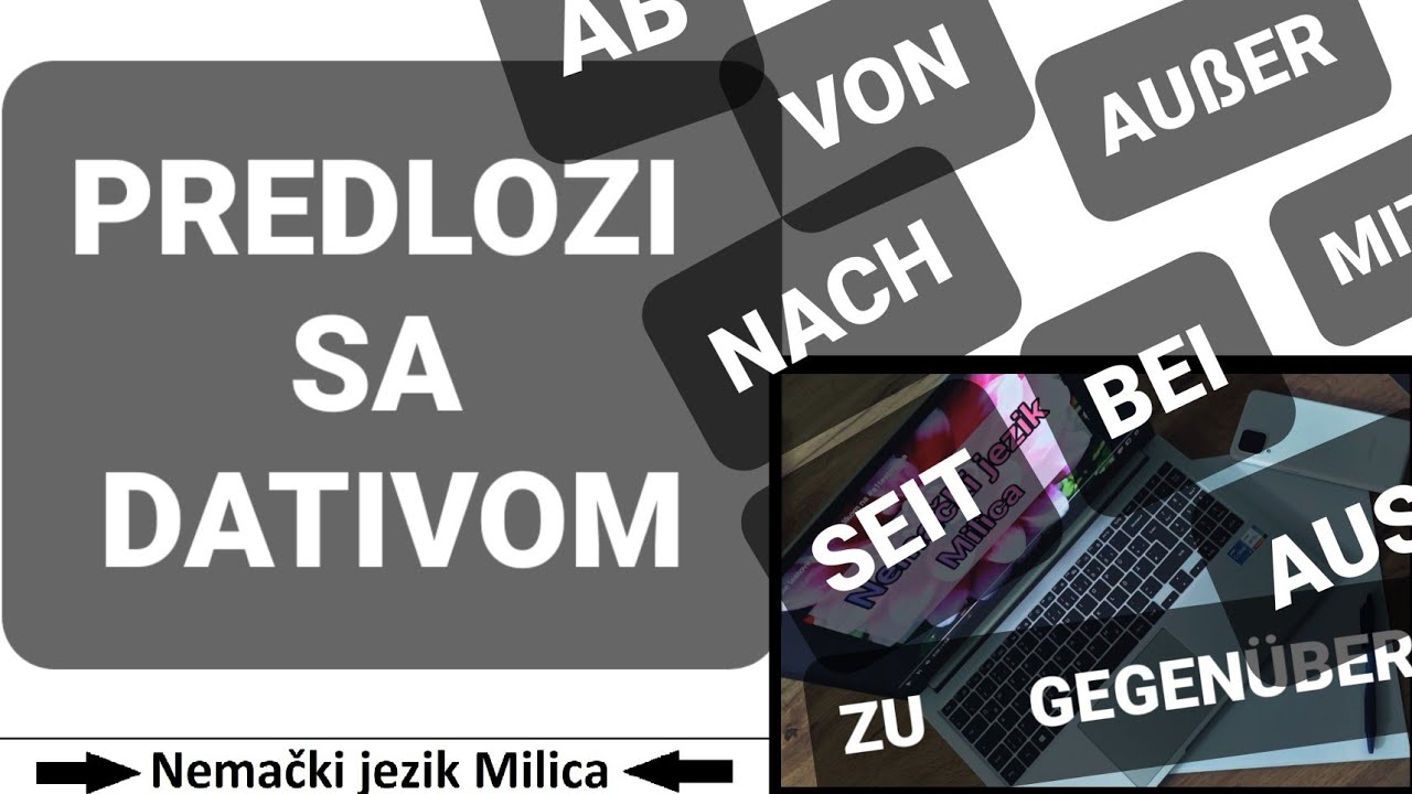 PREDLOZI SA DATIVOM●PREDLOZI  KOJI IDU SA DATIVOM●AUS MIT BEI NACH GEGENÜBER VON ZU AB SEIT AUßER●