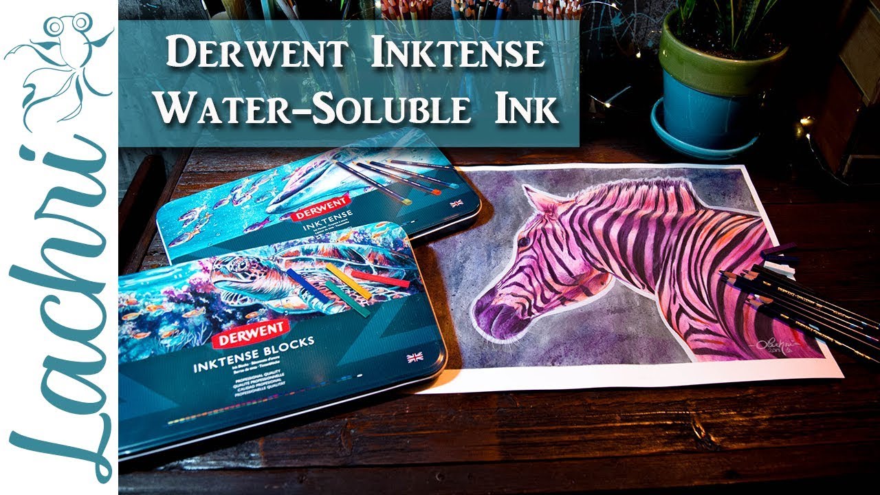 Derwent Inktense tips and demonstration - Lachri