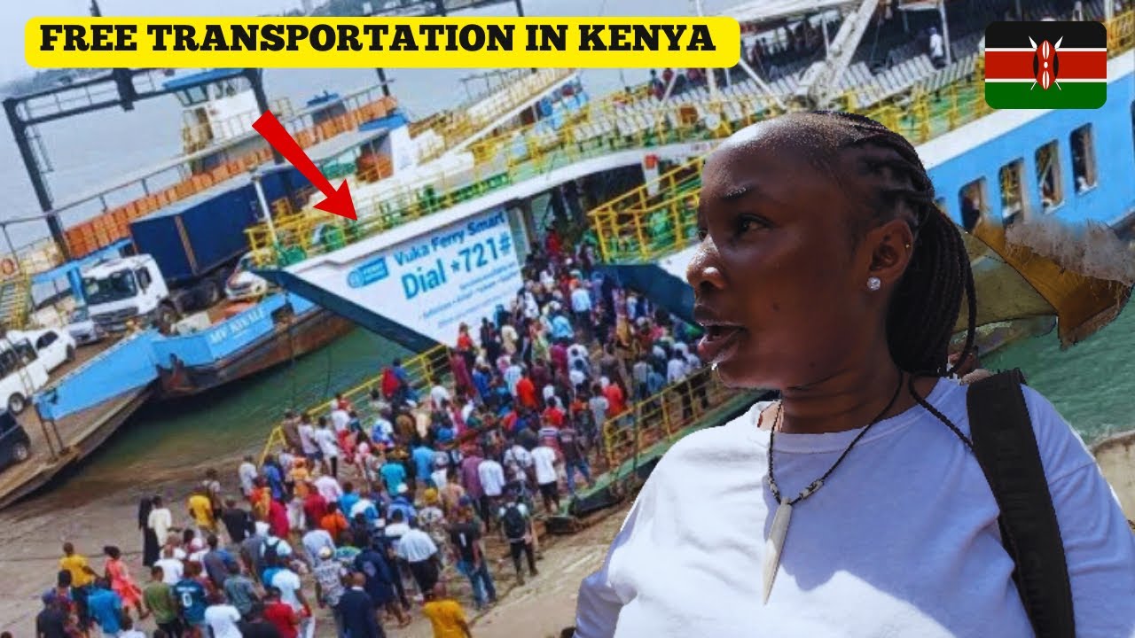 This KENYA Transportation Is Free For Everybody & Tourists// LIKONI FERRY