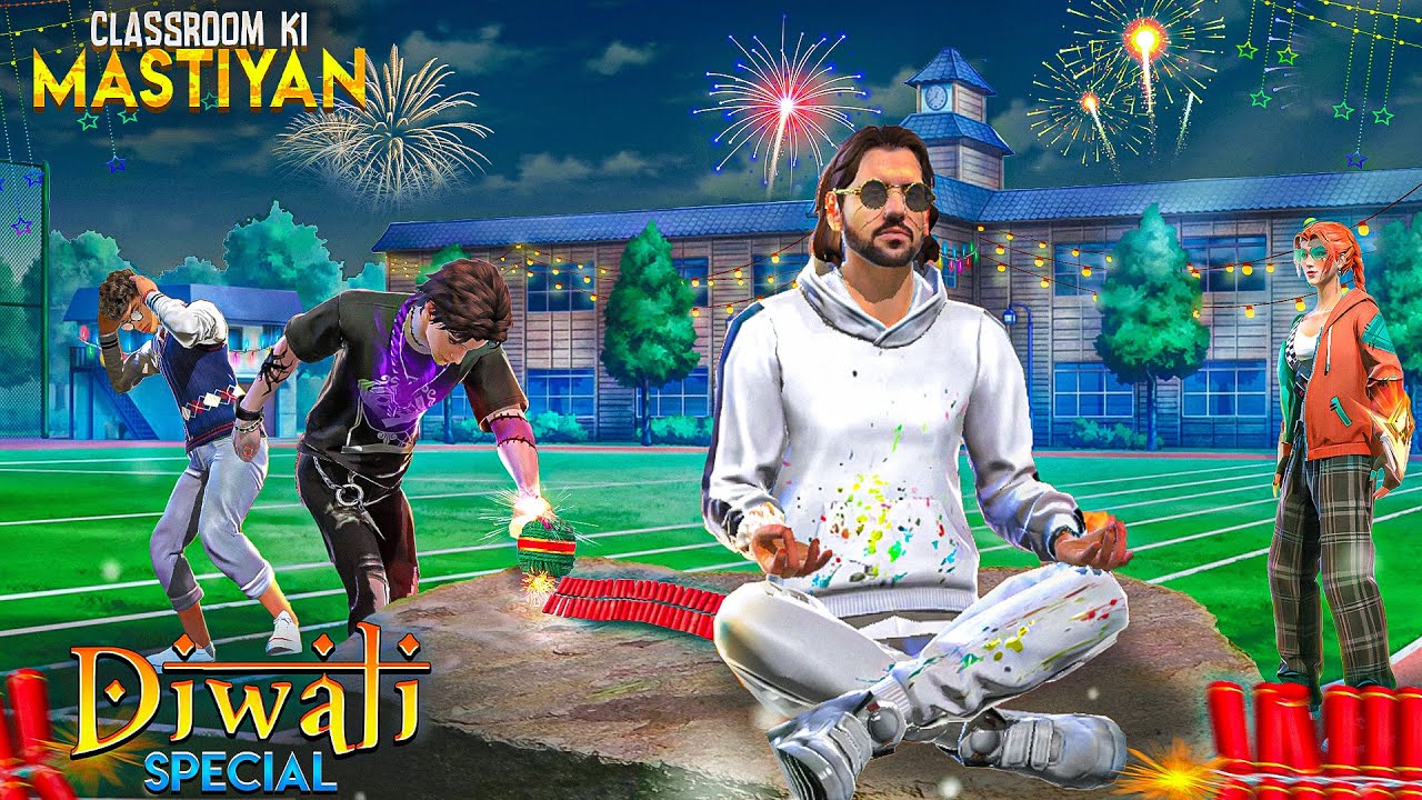 Diwali Special - Classroom Ki Mastiyan | Free Fire Story | @mrnefgamer