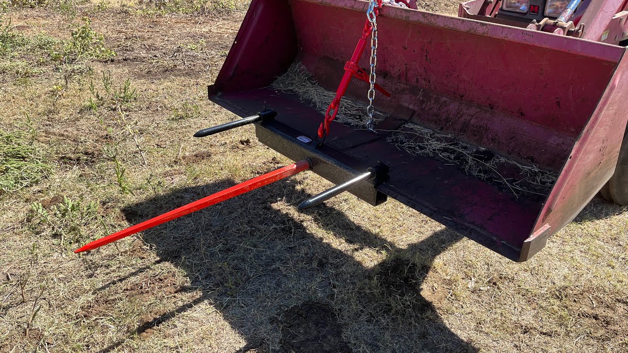 The Titan Hay Spear Bucket Attchment