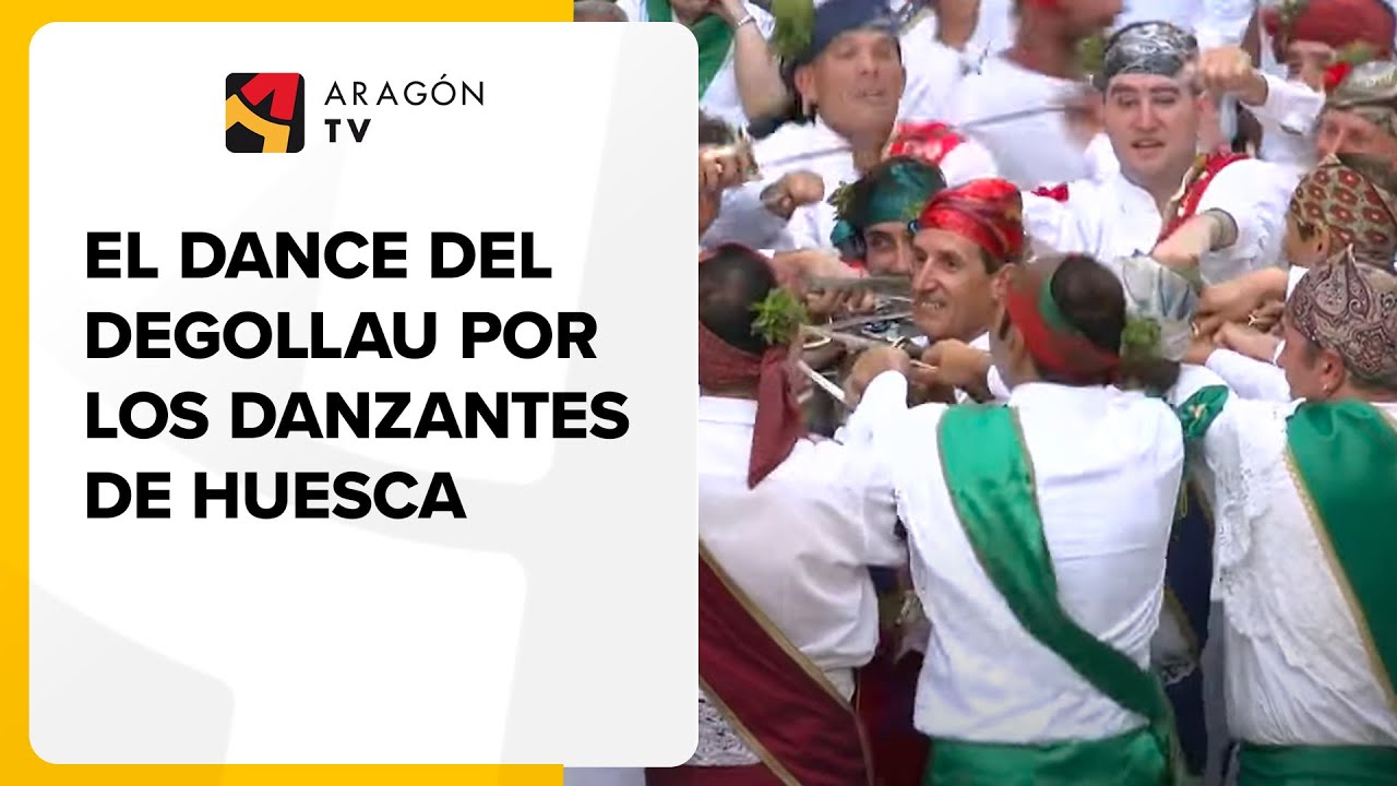 Dance del Degollau. Danzantes de Huesca, #SanLorenzo2023