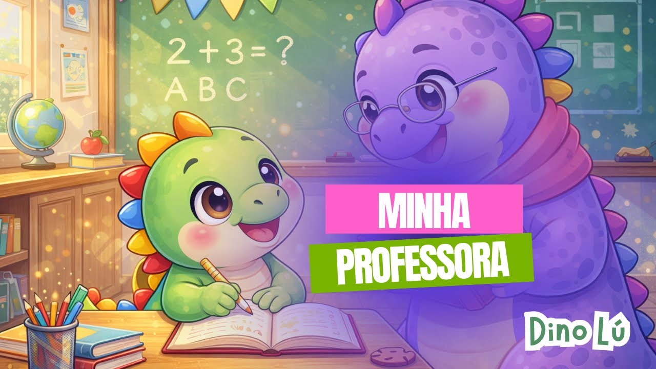 Minha Professora | Música Infantil Educativa com Dino Lú