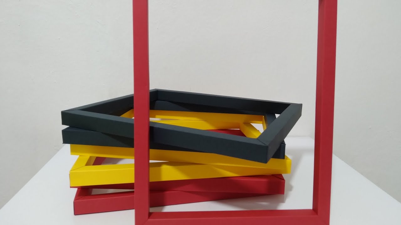 MOLDURAS DE PAPEL P/ QUADRINHOS DECORATIVOS 🤩 Passo a Passo e Tirando Dúvidas