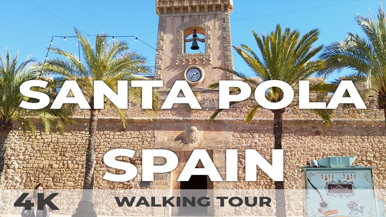Santa Pola Spain 🇪🇸 Walking Tour | Best of Costa Blanca 4K