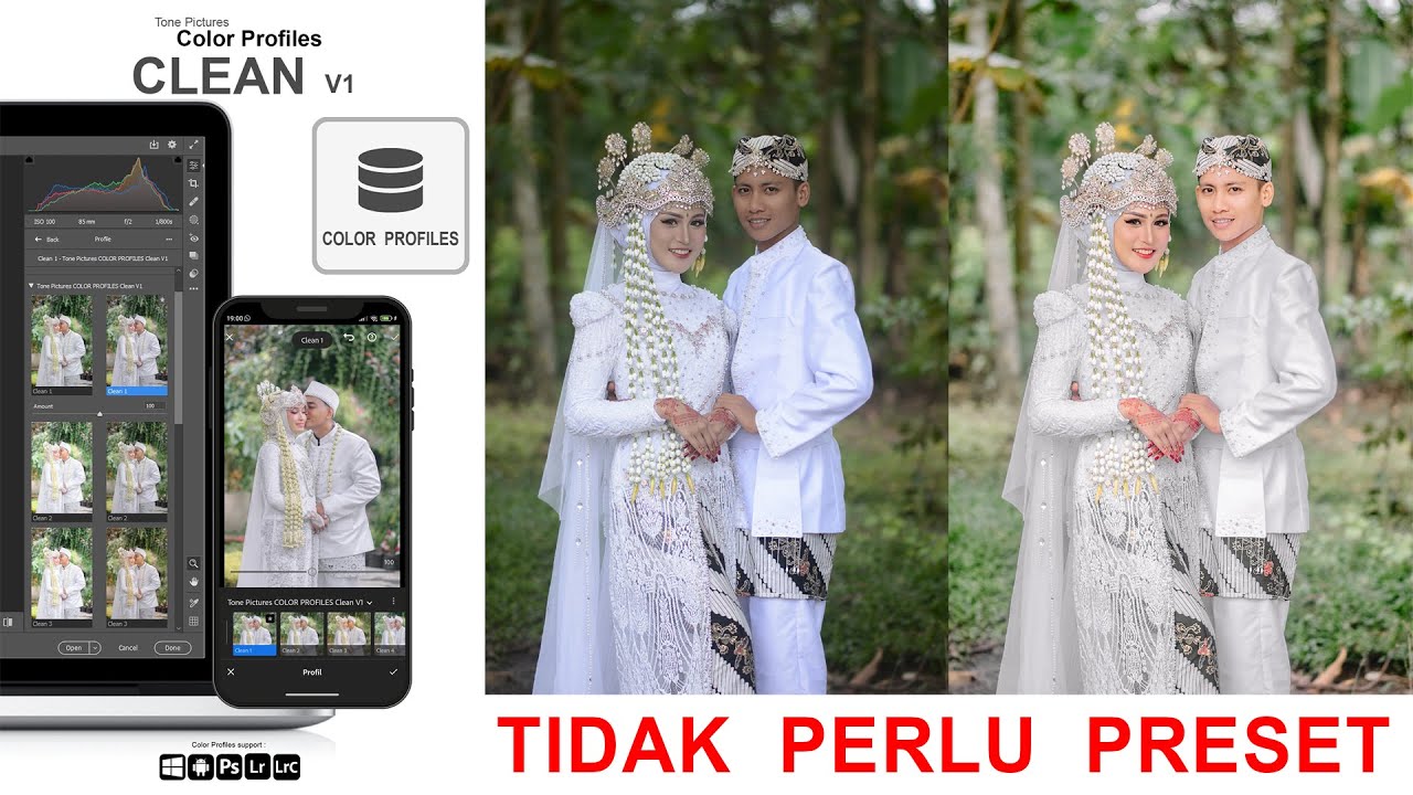 Tutorial Editing Instan SATU KALI KLIK TANPA PERLU PRESET