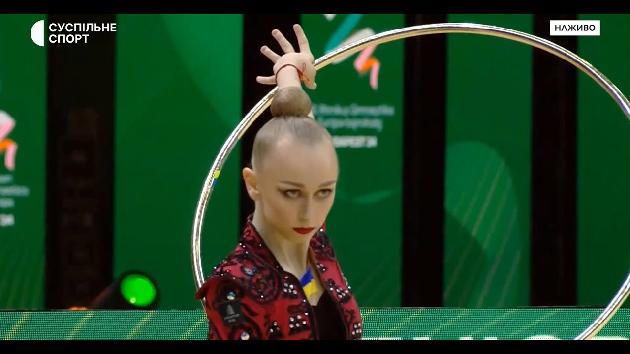 Viktoriia Onopriienko Hoop Qual 33,450 - European Championships Budapest 2024