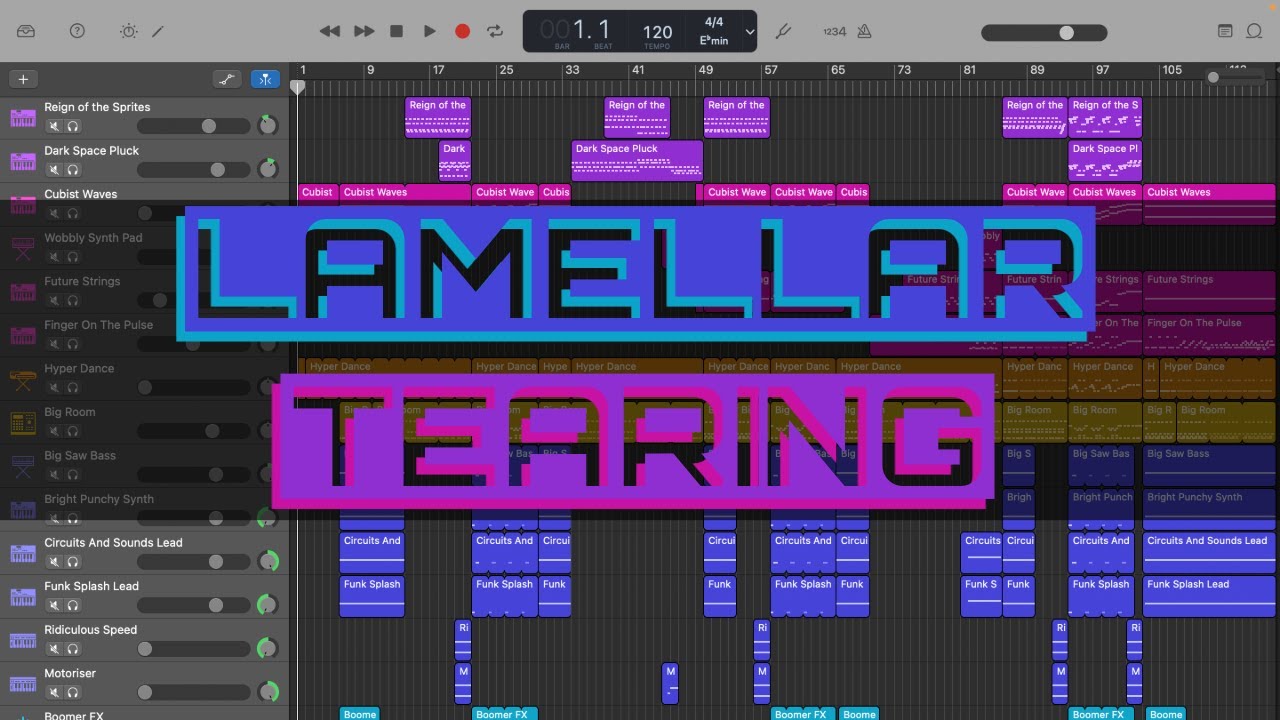 Lamellar Tearing | Original GarageBand Synthwave Song