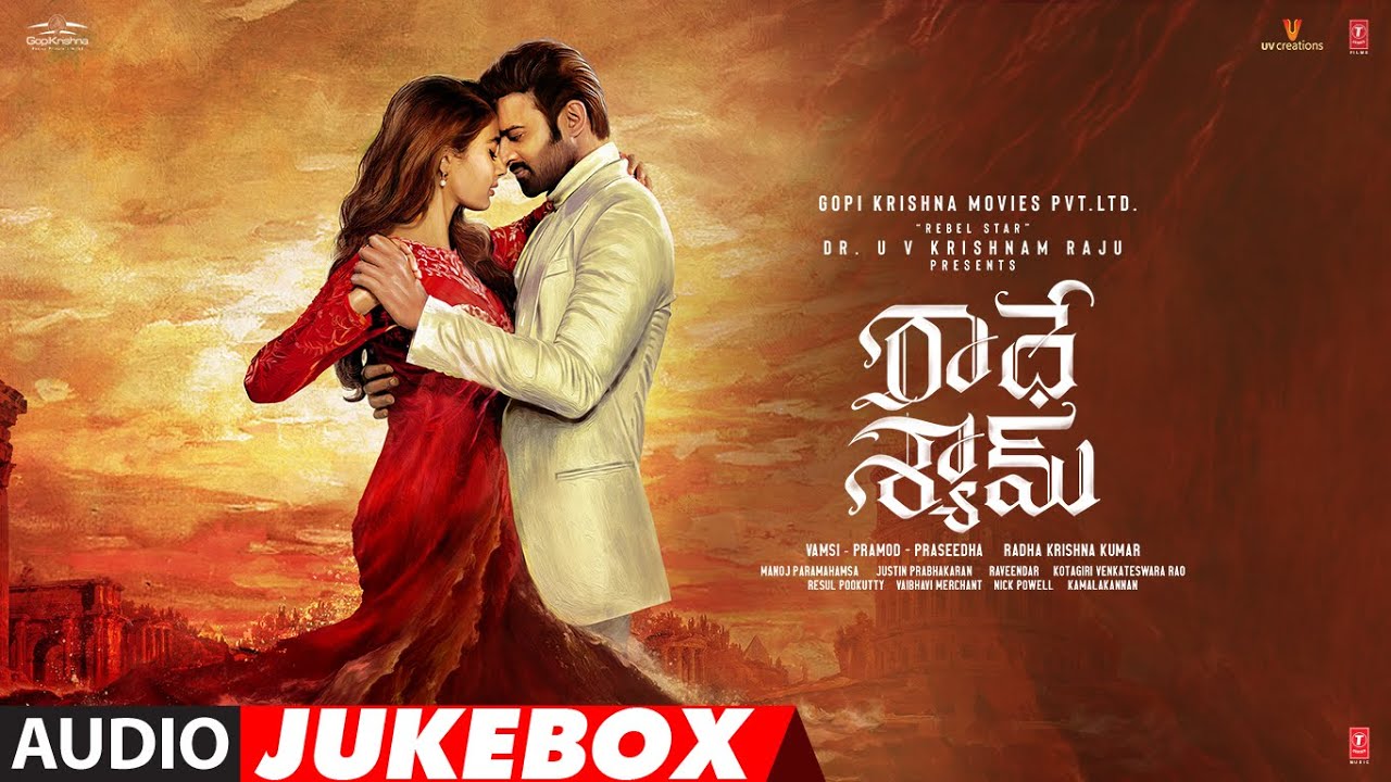 Radhe Shyam (Telugu) Audio Jukebox | Prabhas,Pooja Hegde | Justin Prabhakaran | Krishna Kanth