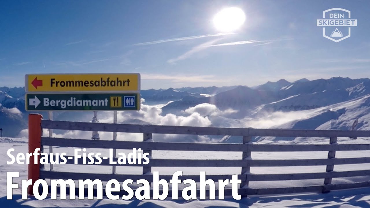 Frommesabfahrt im Skigebiet Serfaus-Fiss-Ladis