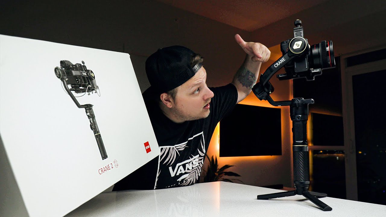 ZHIYUN CRANE 2S - Unboxing | Rear Motor Relocate | Setup