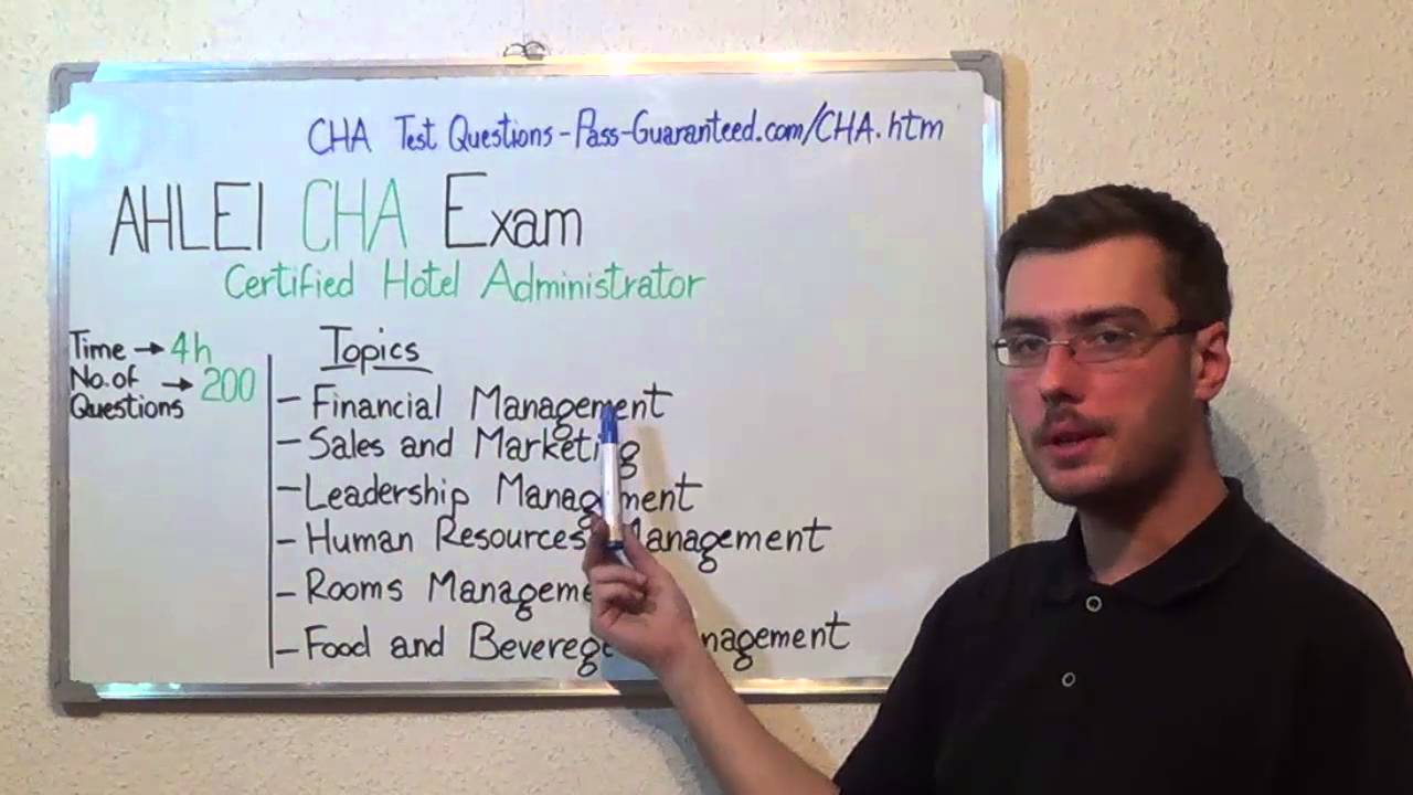 CHA &ndash; Certified Exam Hotel Test Administrator Questions