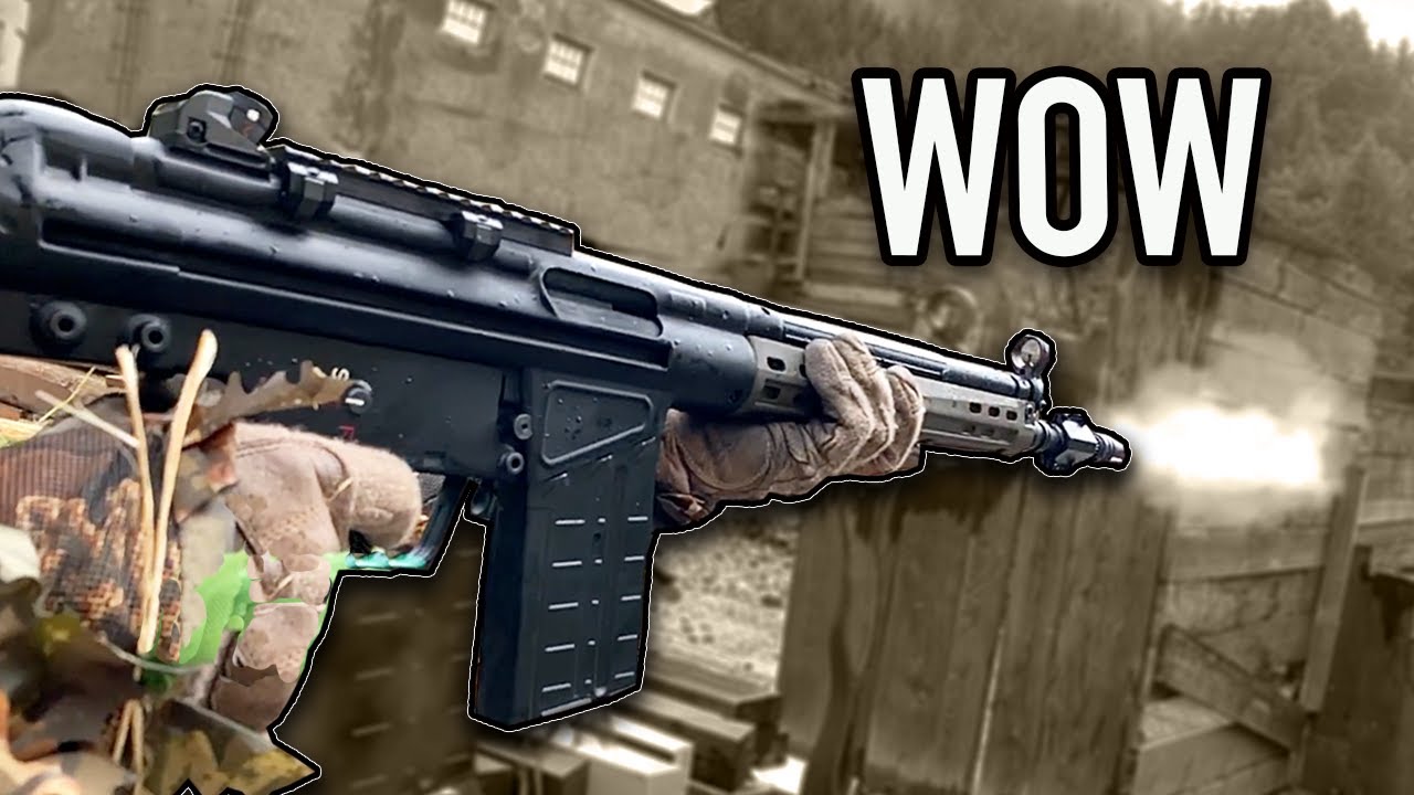 Most OVERPOWERED Airsoft DMR needs NERF