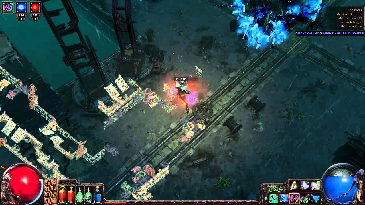 Path of Exile - Cast on critical strike Frost Wall Cold Snap