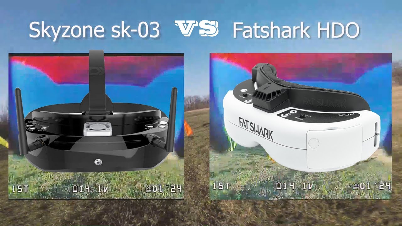 Сравнение Fatshark HDO vs Skyzone sk-03. Мнение FPV пилотов.