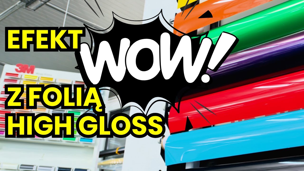Folia 3M 2080 High Gloss &ndash; lustrzany połysk na wyciągnięcie ręki
