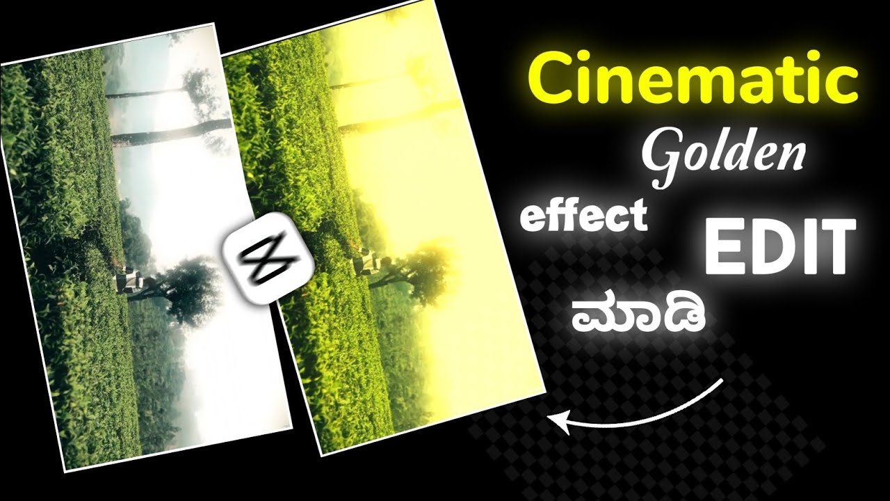 Cinematic Golden (💛) effect  in kannada | Capcut edit @ShadowGkn