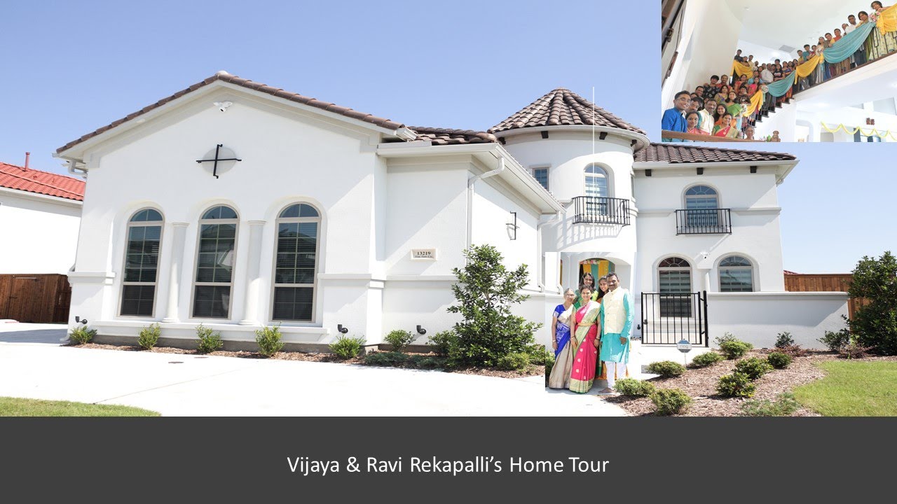 Vijaya & Ravi Rekapalli’s Home tour /  Dallas, Texas / 5 bedroom house / new technology / gadgets