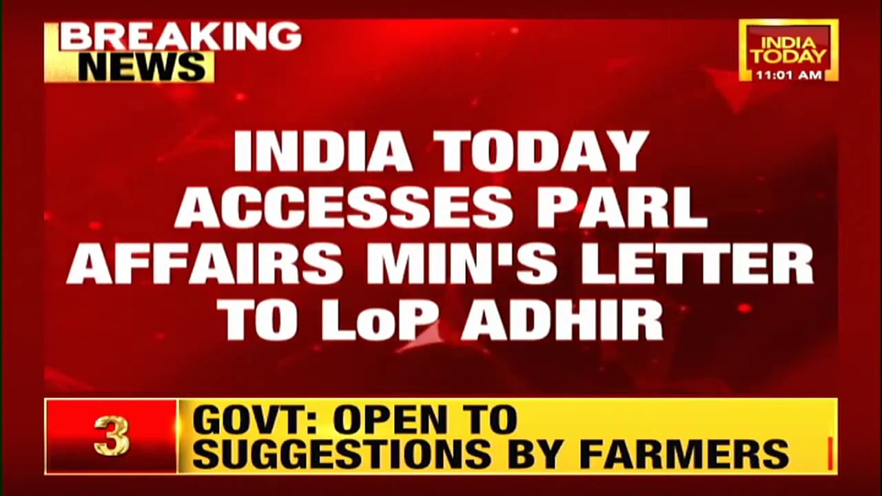 Govt Willing To Hold Budget Session In Jan 2021; Parliamentary Affairs Minister's Letter Accessed