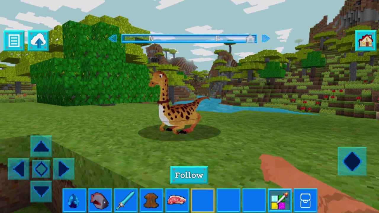 DinoCraft  - Survive and Craft Game - PROMO VIDEO  (Jurassic/Raptor)