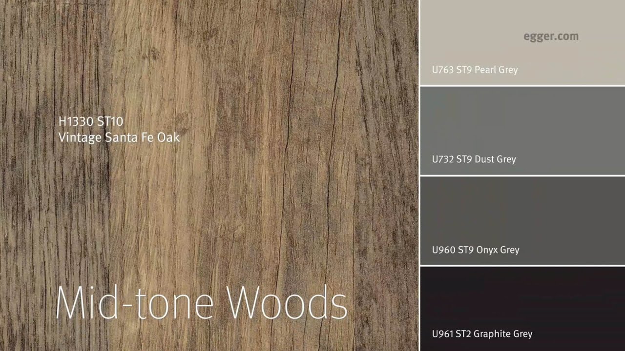 EGGER Decor Combinations - Mid-tone Woods