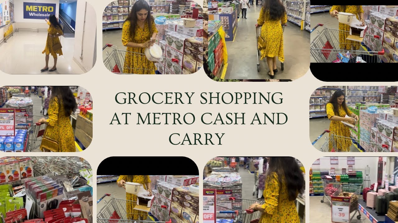 Grocery Shopping at Metro Cash & Carry | ETA Mall Bunny Pete, Bangalore