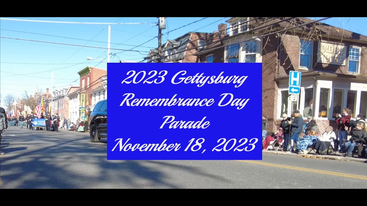 2023 Remembrance Day Parade, Gettysburg