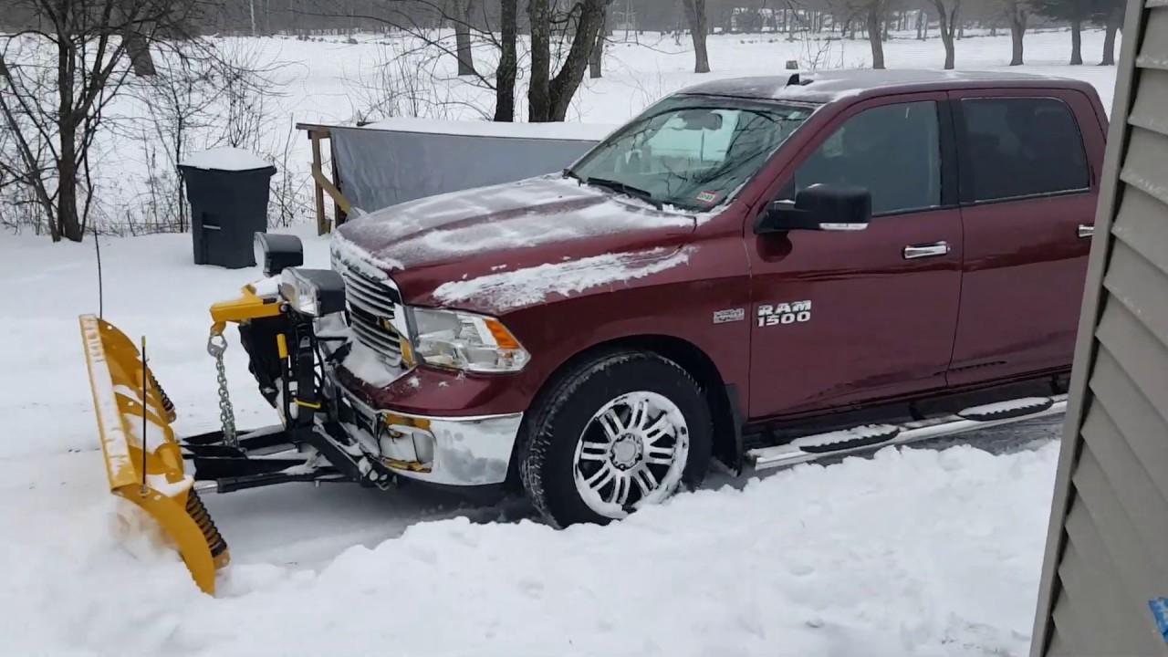 2018 RAM 1500 Plowing