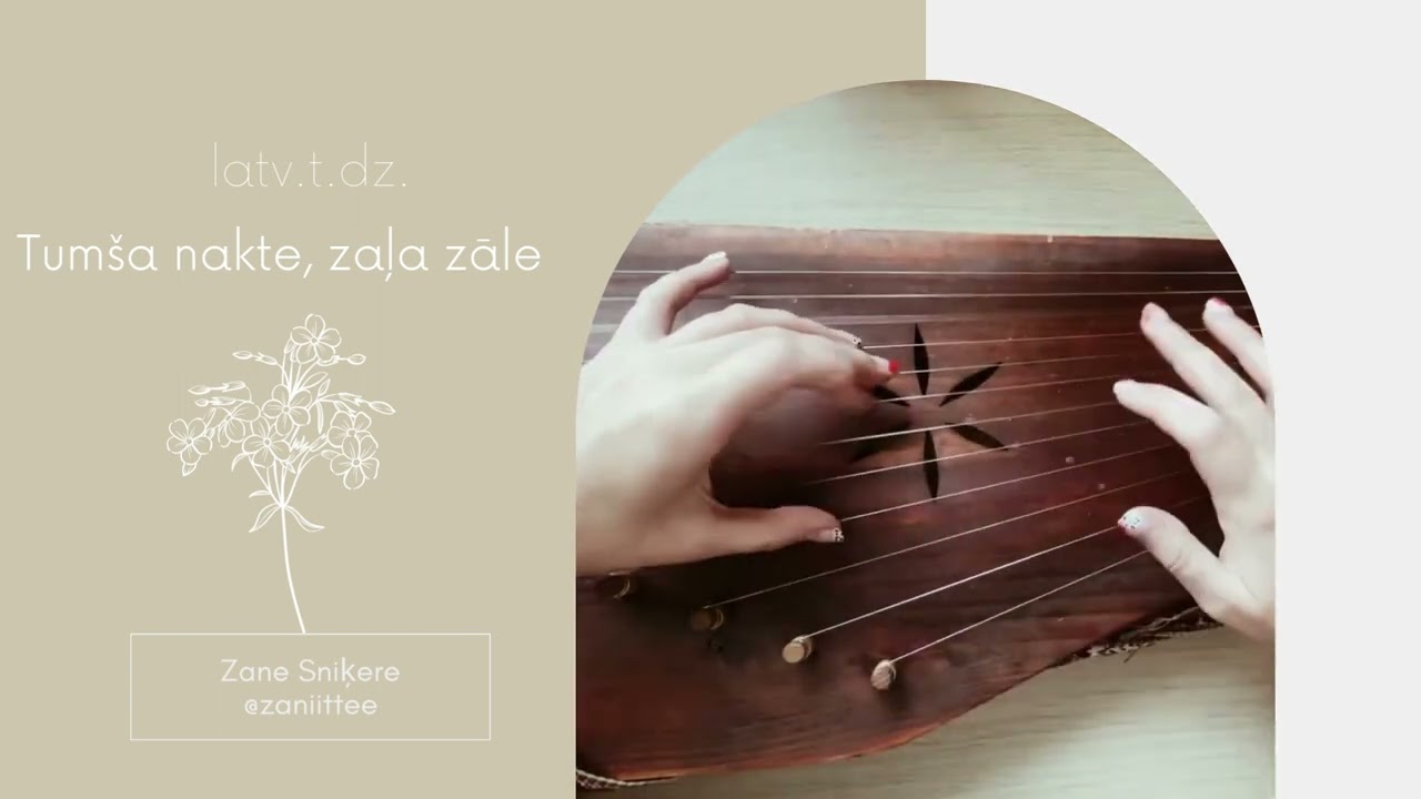Tumša nakte, zaļa zāle // Z. Sniķere kokle