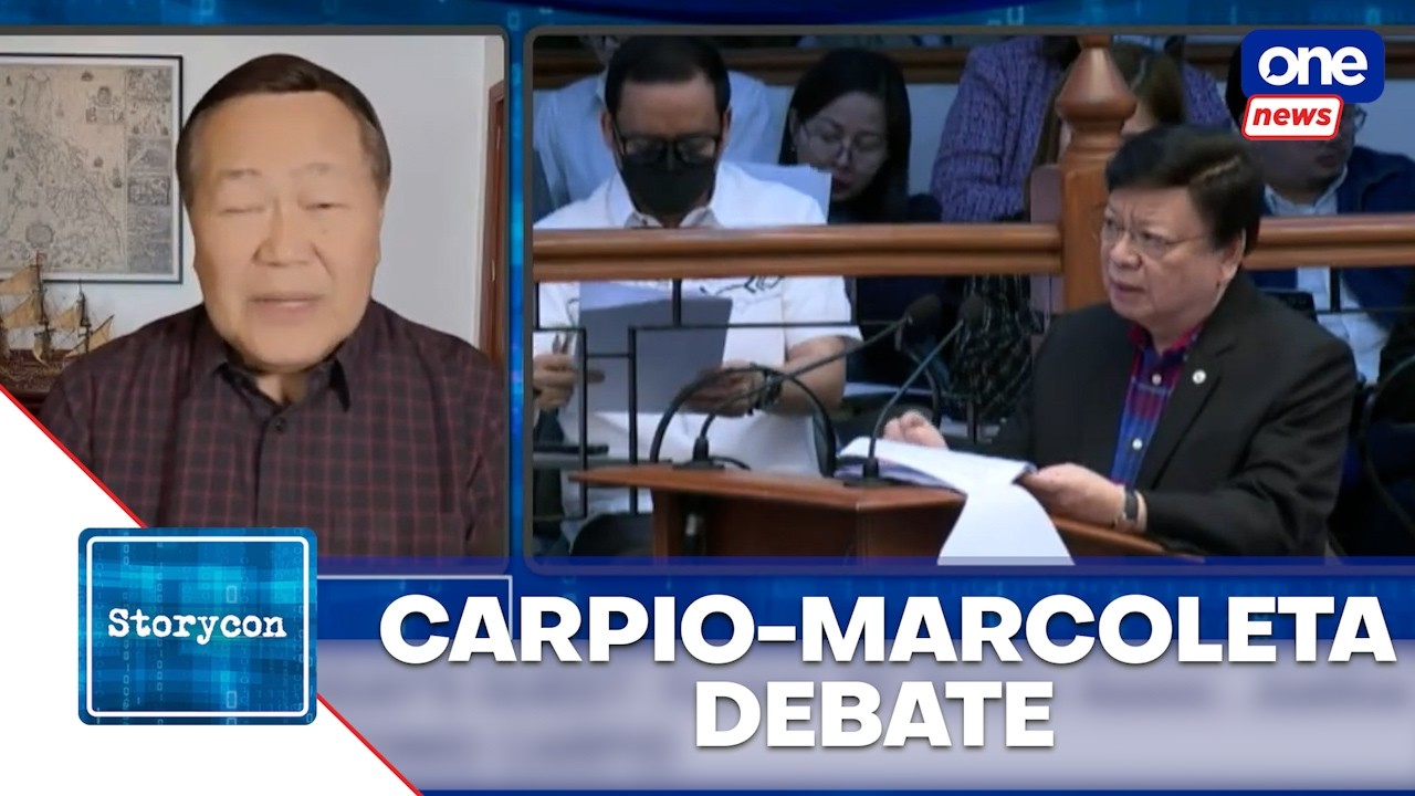 Carpio reacts to Marcoleta’s statement pronouncing him guilty of treason | Storycon