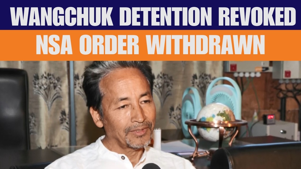 Centre Revokes Sonam Wangchuk’s NSA Detention With Immediate Effect