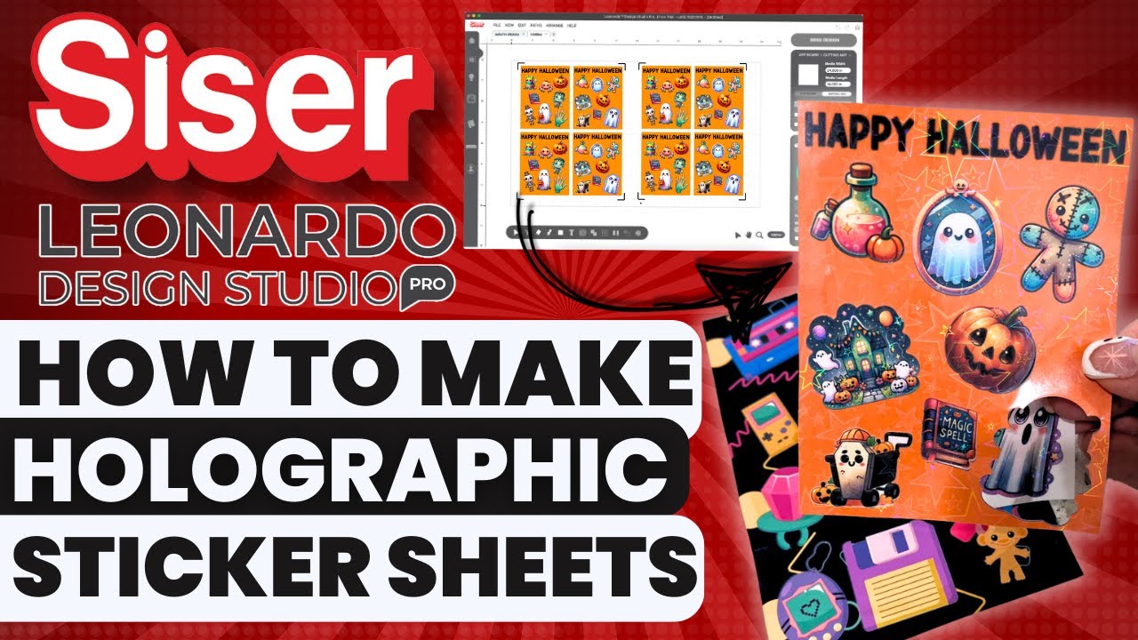 Creating Holographic Stickers With Siser Juliet Because It's Impossible with a Cricut!