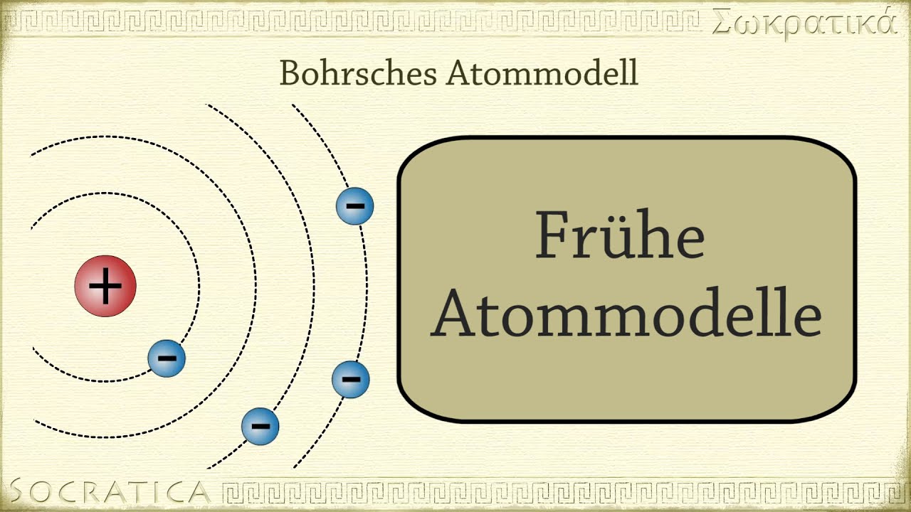 Chemie: Fr&uuml;he Atommodelle (Dalton, Thomson, Rutherford, Bohr)
