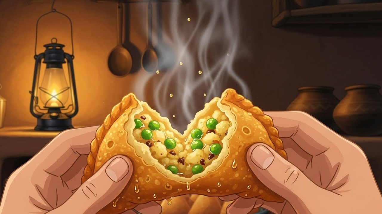🌟 Back to the 90s: Rainy Village Memories & Hot Samosas 🌧️🥟