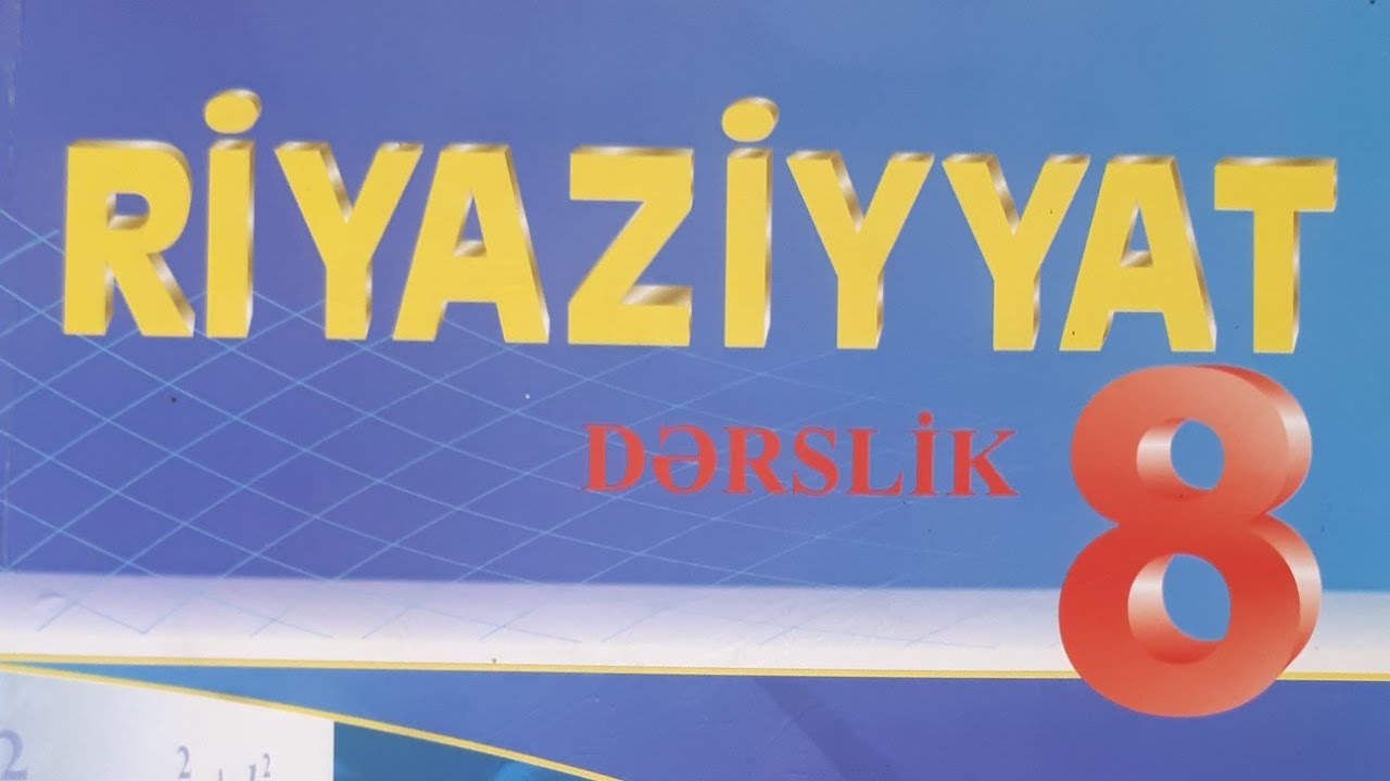 Səh 198. 2 nöqtədən keçən düz xəttin tənliyi. 8 ci sinif riyaziyyat.