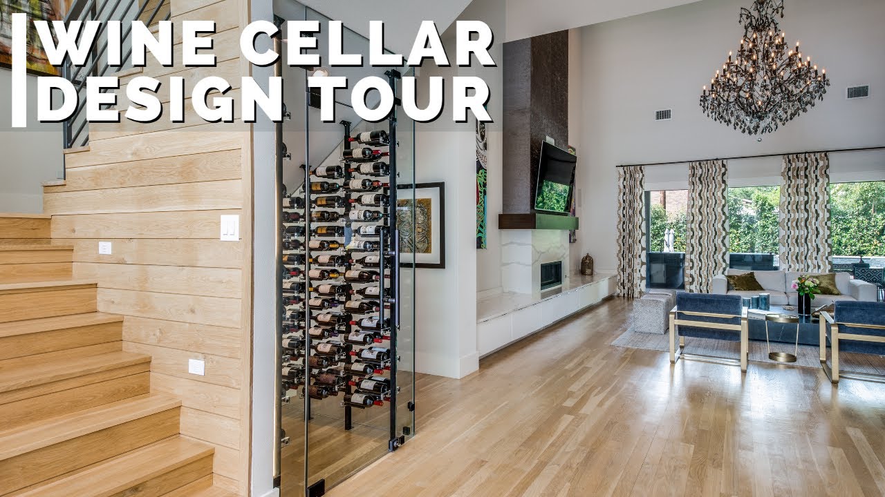 Glass Understairs Wine Cellar - Custom Wine Cellar Tour