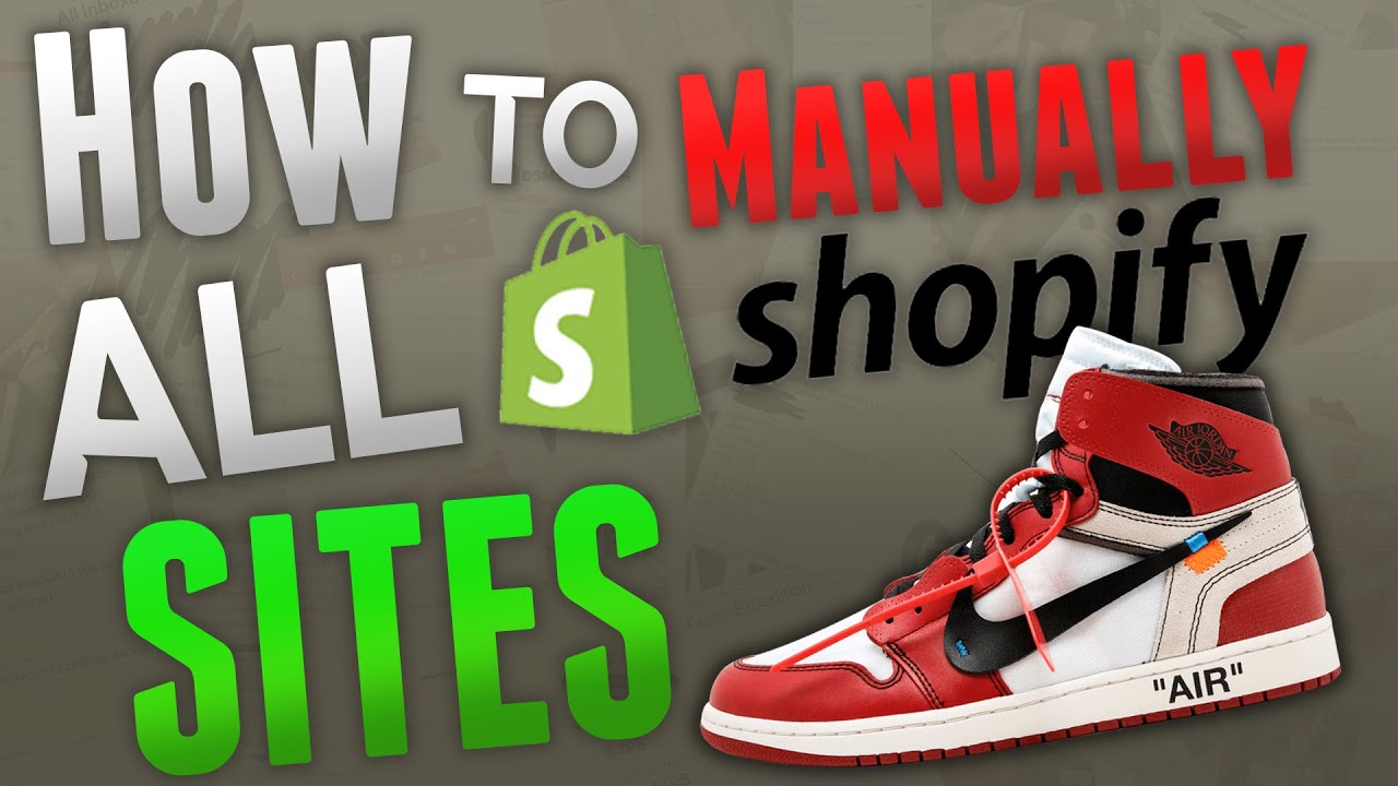 How to MANUALLY Cop ANY Shopify Site!!