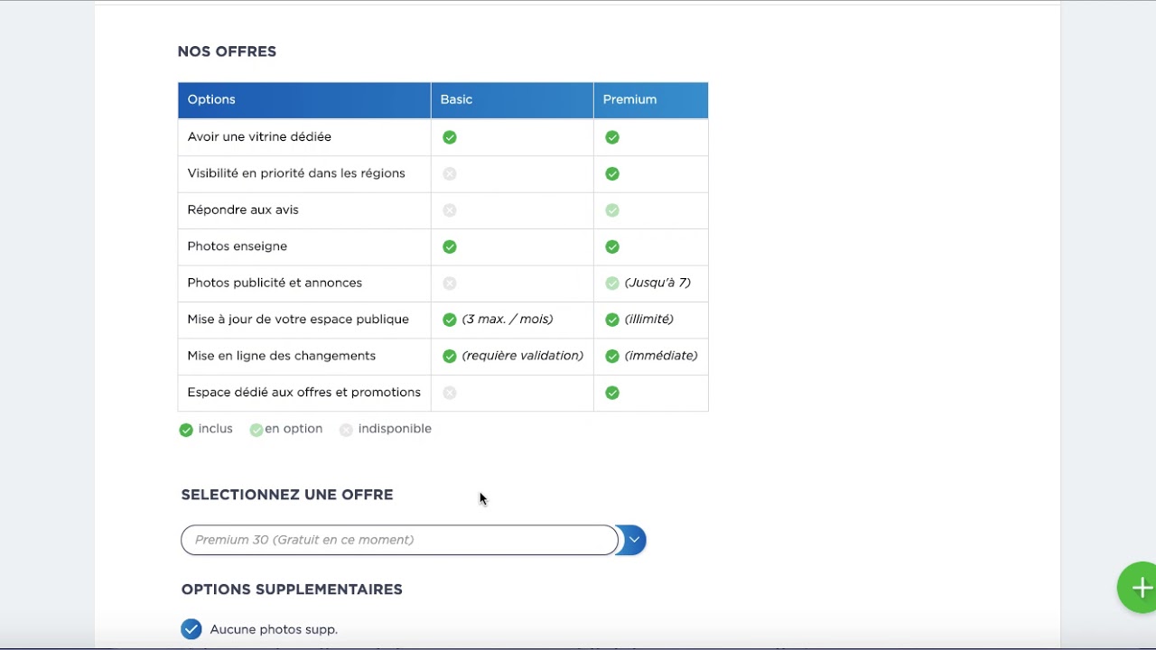 Comment souscrire &agrave; l'offre Premium