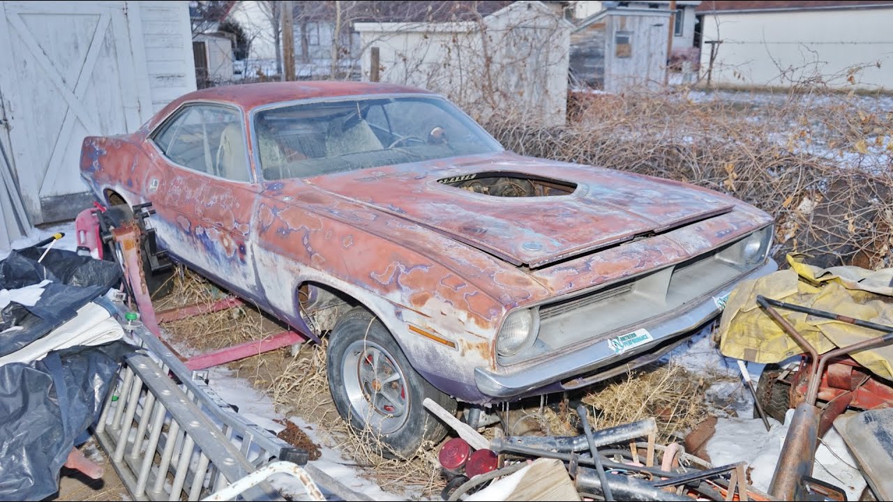 Hemi 'Cuda на заднем дворе?!