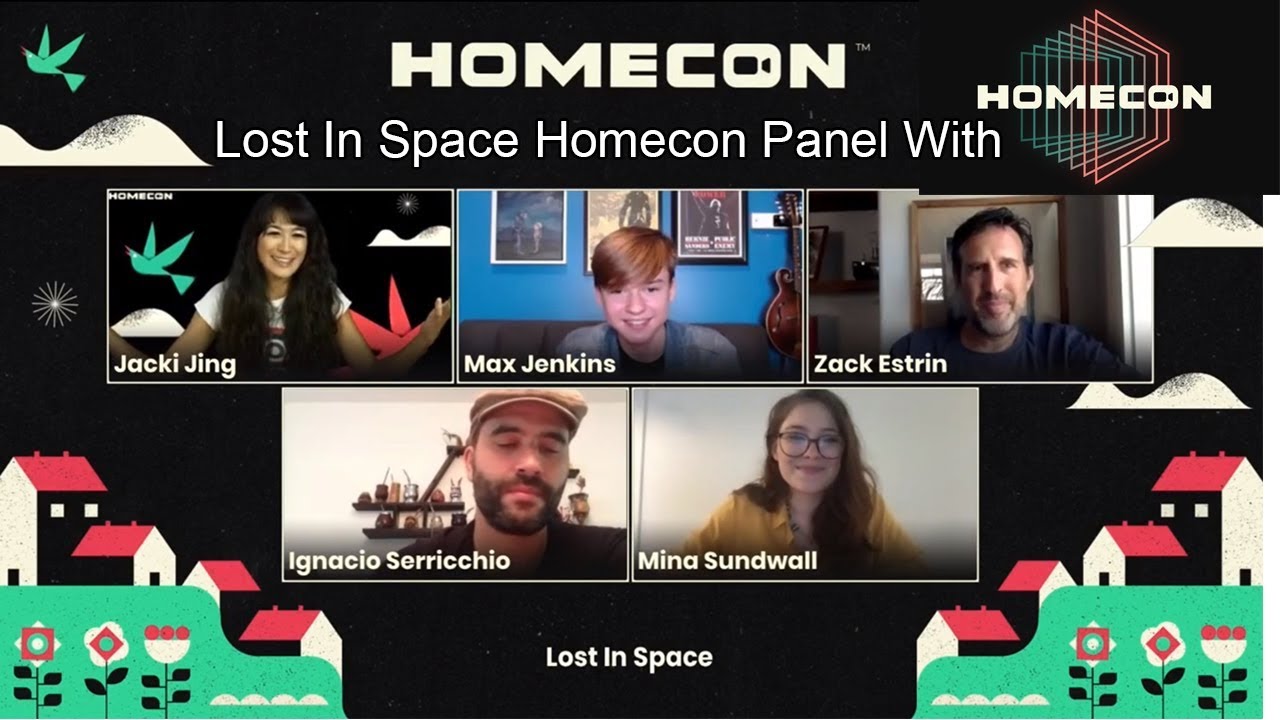 Lost In Space Homecon Panel With Max, Mina, Ignacio and Zack 17,05,2020