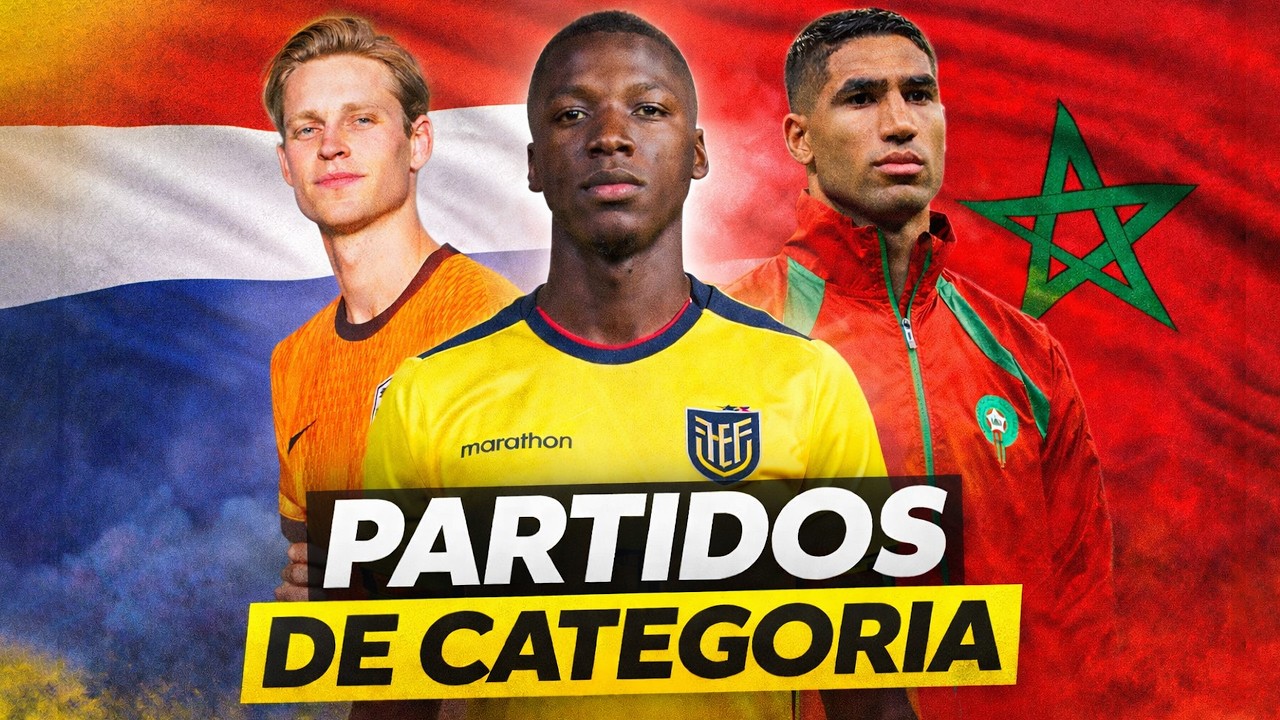LA HORA DE LA VERDAD: ECUADOR JUGARÁ CONTRA MARRUECOS y HOLANDA y tengo una sorpresa!