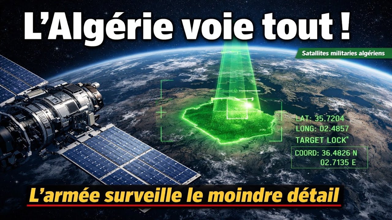 Les satellites Alg&eacute;riens militaires voient tout depuis l&rsquo;espace/ l&rsquo;arm&eacute;e surveille le moindre d&eacute;tail